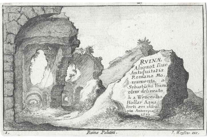 Hollar V.: Roma Palatini, mědiryt, 1673