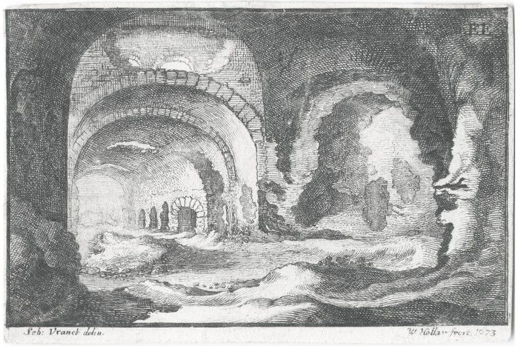 Hollar V.: Roma Koliseum, mědiryt, 1673