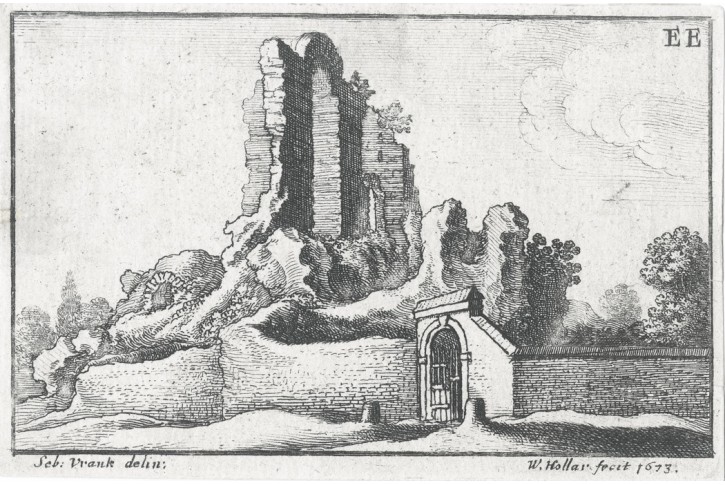 Hollar V.: Roma Gatterthor, mědiryt, 1673