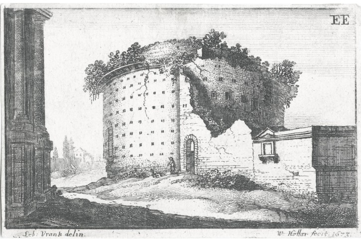 Hollar V.: Roma Rundbau, mědiryt, 1673
