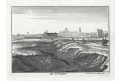 Hollar V.: London Islington II., mědiryt, 1665