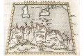 Afrika sever, Ruscelli, mědiryt, 1564