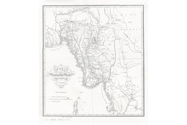 Birmanischen Reiches, litografie, (1830)
