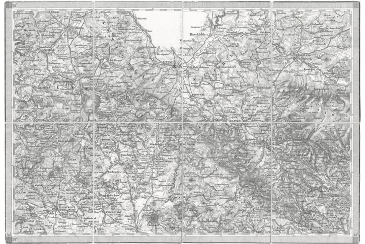 Liberec, mědiryt, 1863