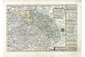 Schreiber : Böhmen Reisekarte, mědiryt, 1740