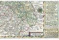Schreiber : Böhmen Reisekarte, mědiryt, 1740