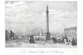 Petrohrad Alexander, litografie, (1830)