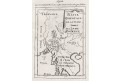 Indie v&yacute;chodn&iacute;, Mallet, mědiryt, 1719