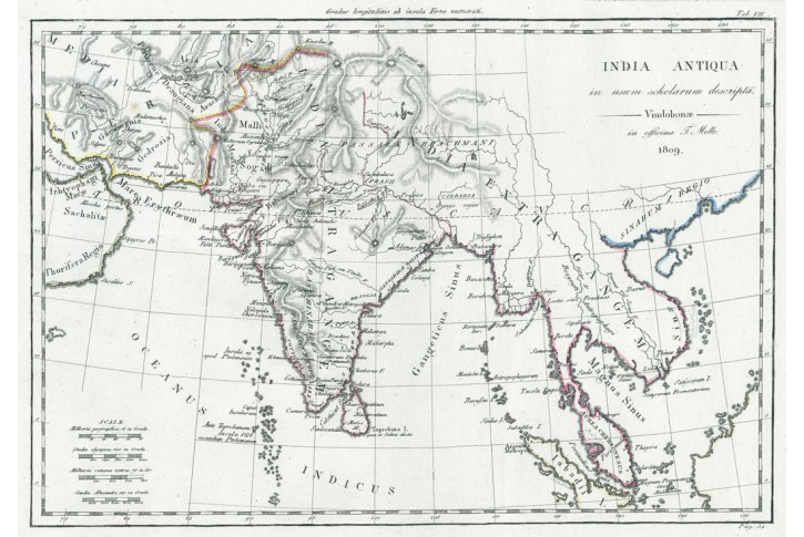 India Antiqua, Mollo, mědiryt, 1809
