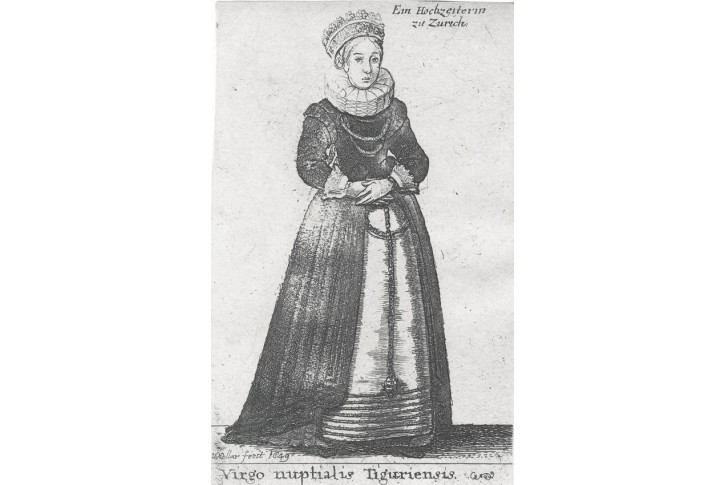 Hollar V.: Virgo Turguriensis, mědiryt, 1649