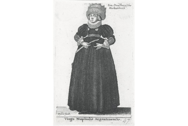 Hollar V.: Virgo Argentinensis, mědiryt, 1649