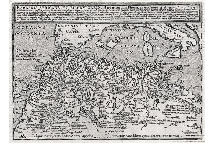 Bussemacher, Barbaria, mědiryt, 1603