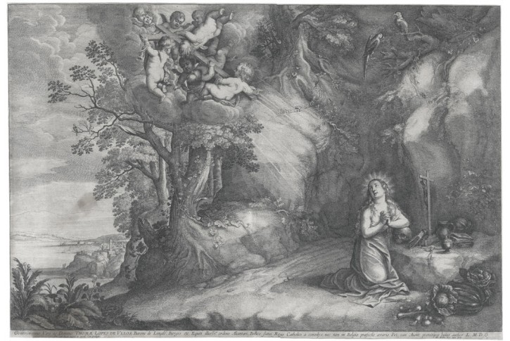 Hollar V.: M&aacute;ř&iacute; Magdalena, lept, 1652