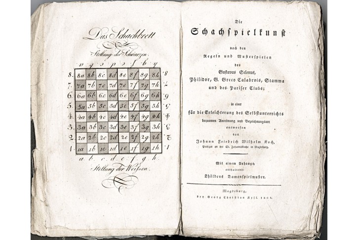 Koch J. F.: Schachspielkunst, Magdeburg, 1801