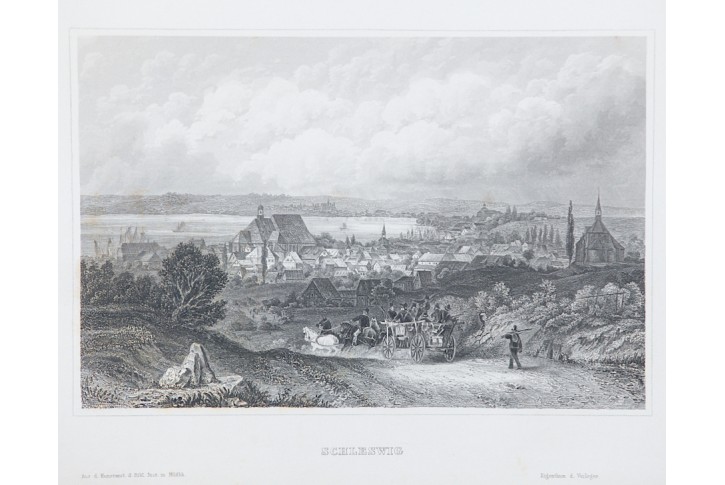 Schleswig, Meyer, oceloryt, 1850