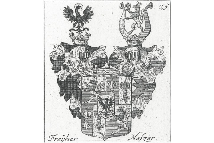 Nefzer svobodn&yacute; p&aacute;n, mědiryt, (1760)