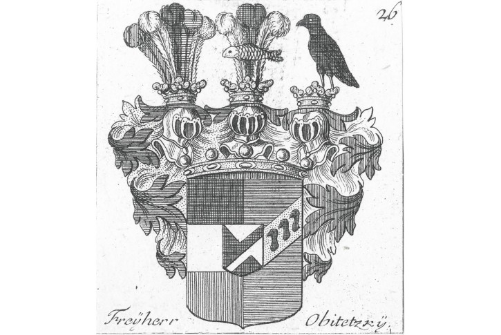 Obitezk&yacute;, svobodn&yacute; p&aacute;n, mědiryt, (1760)