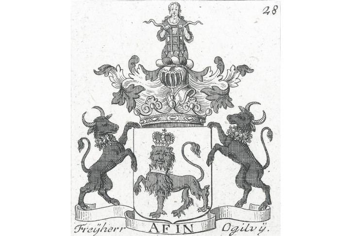 Ogilvy svobodn&yacute; p&aacute;n, mědiryt, (1760)