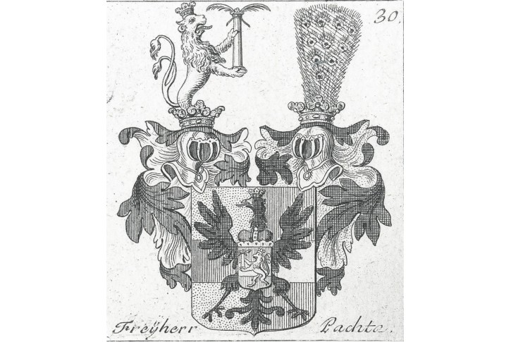 Pachta svobodn&yacute; p&aacute;n, mědiryt, (1760)