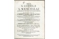 Kristián : Vita S. Ludmilae et S. Wenceslai, 1767