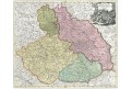 Homann J.B.: Regni Bohemiae, mědiryt, 1720