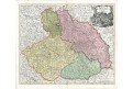 Homann J.B.: Regni Bohemiae, mědiryt, 1720