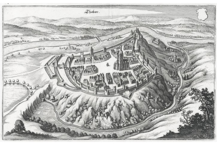 T&aacute;bor, Merian M., mědiryt 1650