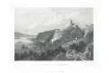 Braubach a Marxburg, Halenza, akvatinta, (1840)