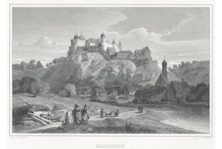 Harburg, oceloryt, 1870