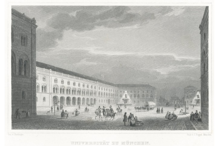 M&uuml;nchen Universit&auml;t, oceloryt, 1870