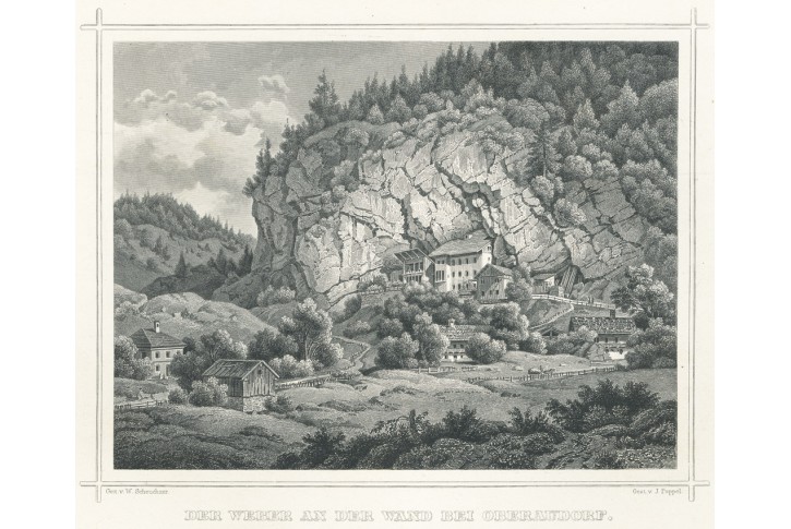 Weber an der Wand, oceloryt, 1870