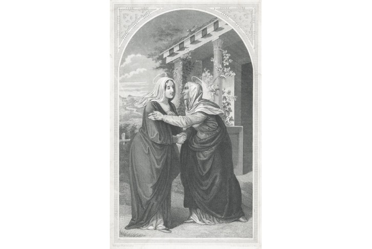 Nav&scaron;t&iacute;veni  Panny Marie, oceloryt, (1860)