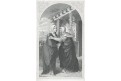 Navštíveni  Panny Marie, oceloryt, (1860)