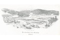 Berounka &uacute;dol&iacute; u Berouna, Wenzig, litografie, 1857