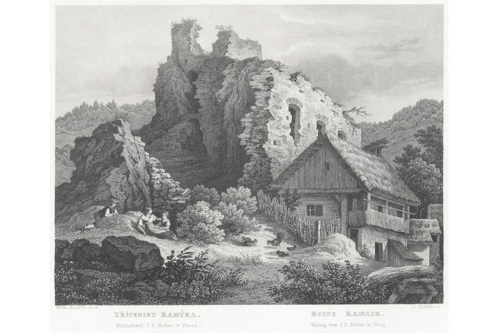 Kam&yacute;k, Mikovec, oceloryt 1860