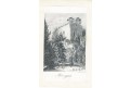 Březyna, Heber , litografie, 1846