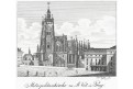 Praha Sv. V&iacute;t, Gerle, mědiryt, 1823