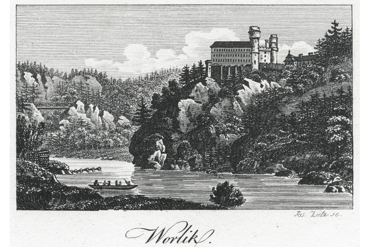 Orl&iacute;k, Gerle, mědiryt, 1823