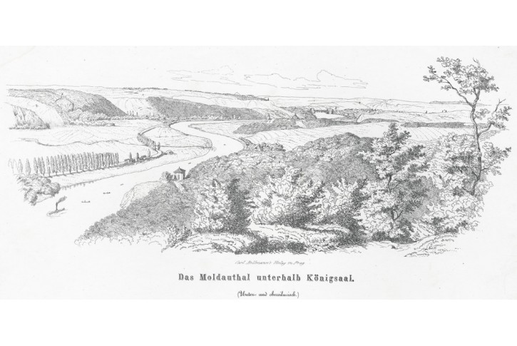 Zbraslav II., Wenzig, litografie, 1857