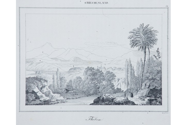 Theben, Le Bas, oceloryt 1840