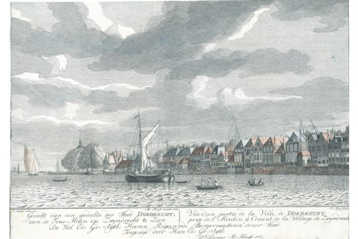 Dordrecht, Muys,  kolor. mědiryt, 1766