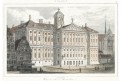 Amsterdam radnice, Le Bas, kolor. oceloryt, (1840)