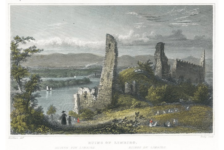 Limburg, Tombleson, kolor. oceloryt, 1832