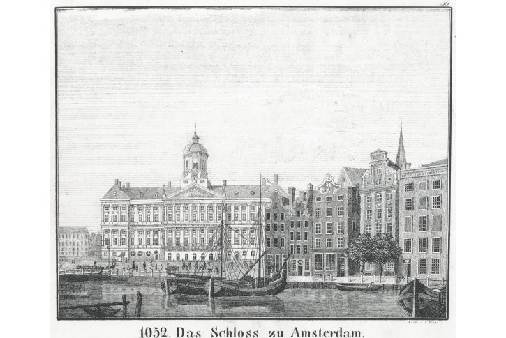 Amsterdam, Neue Bilder.., litografie, 1837