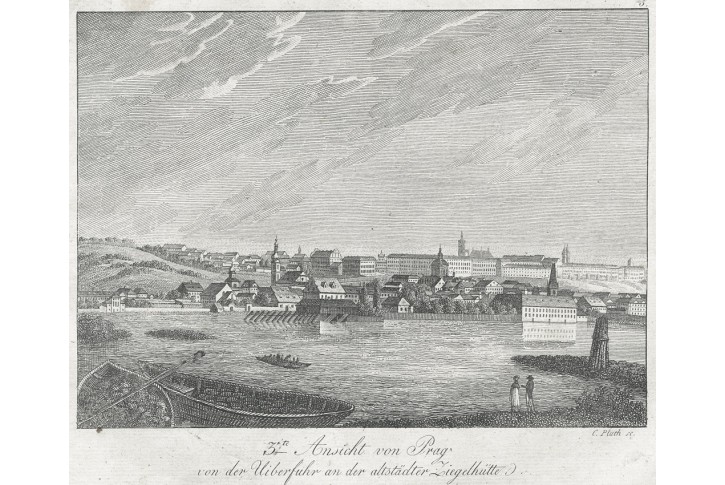 Praha 3te, Hyllos, mědiryt , 1819