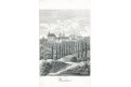Osečany, Heber, litografie, 1847