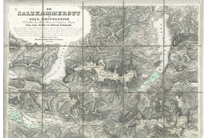 Salzkammergut in Ober &Ouml;sterreich oceloryt, 1840