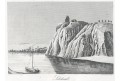 Liběhrad - Libčice  , Heber, litografie, 1845