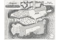 Hrub&aacute; Sk&aacute;la půdorys, Heber, litografie, 1844