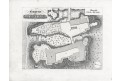 Hrubá Skála půdorys, Heber, litografie, 1844